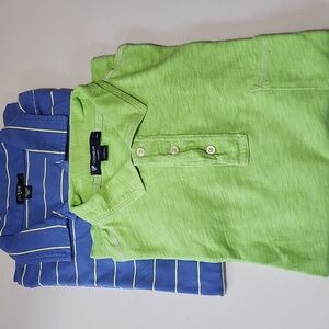 EUC Izod&JCrew,Set of 2 polo shirts Sz L